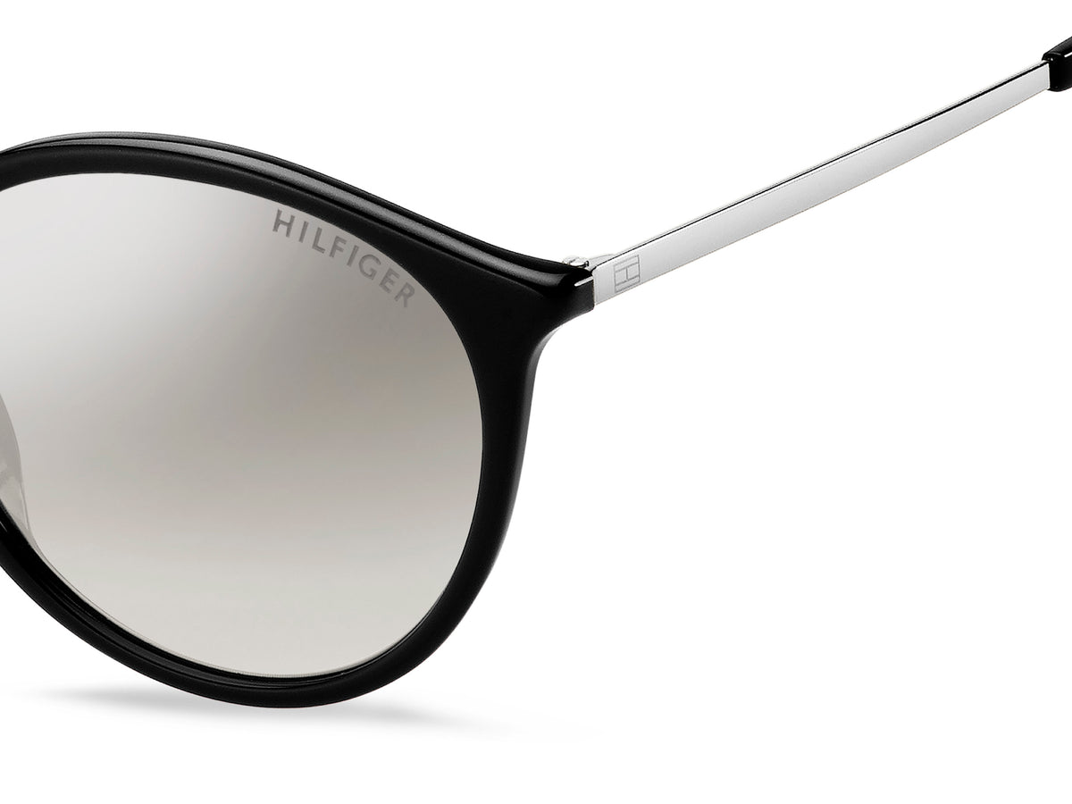 Tommy Hilfiger TH 1663/S Black/ Grey Mirrorshade Silver