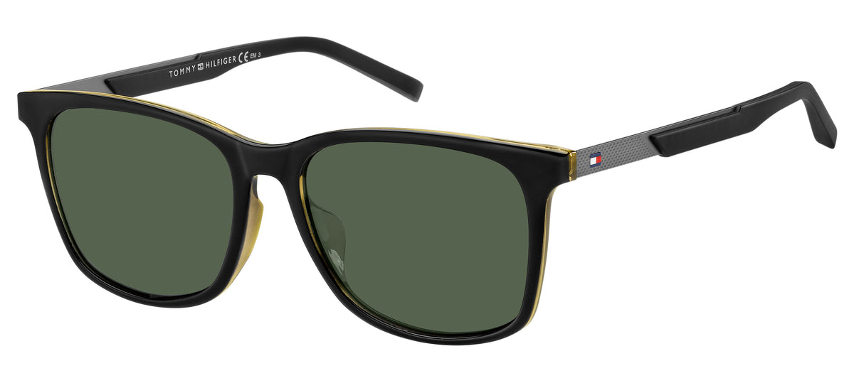 Tommy Hilfiger TH 1679/F/S Black Yellow/ Green