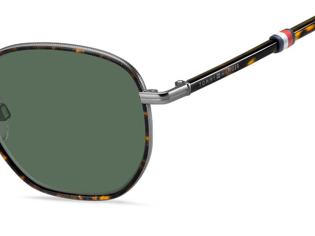 Tommy Hilfiger TH 1672/S Matte Dark Ruthenium/ Green