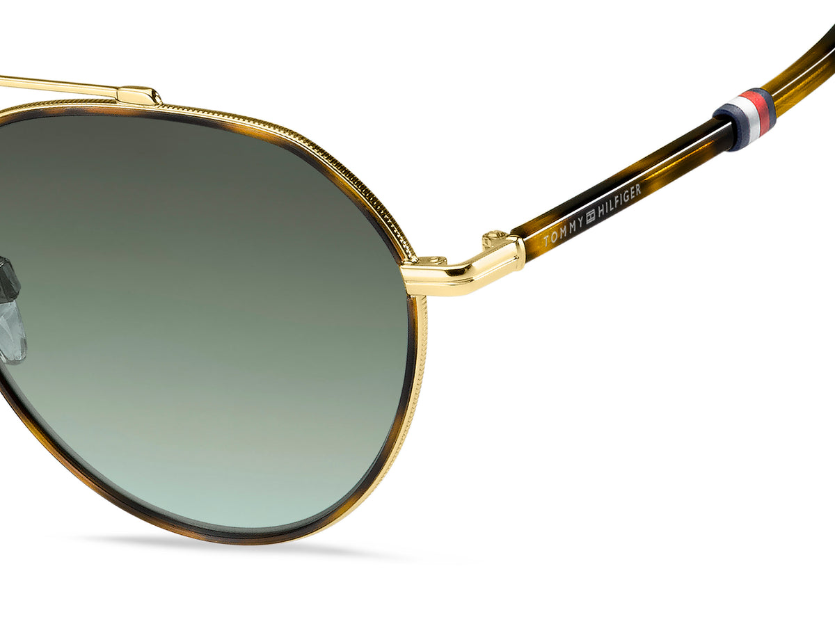 Tommy Hilfiger TH 1678/F/S Gold/ Green Aqua