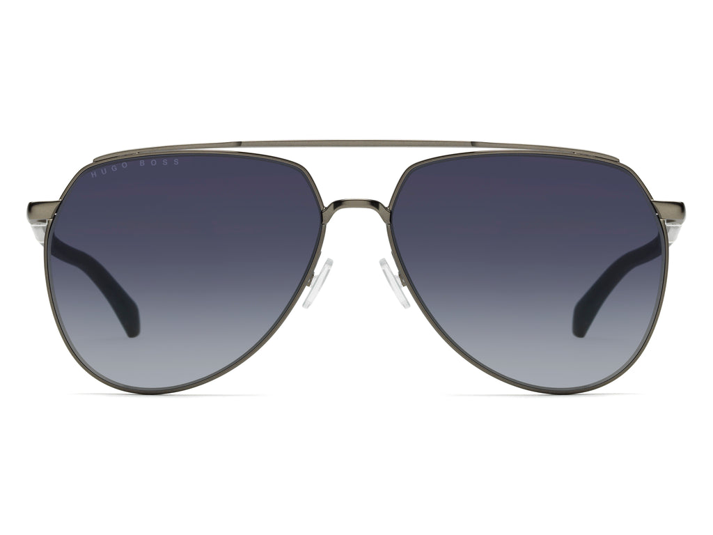 Hugo Boss BOSS 1130/S Matte Dark Ruthenium/ Dark Grey Shaded 61 / Polycarbonate / Metal