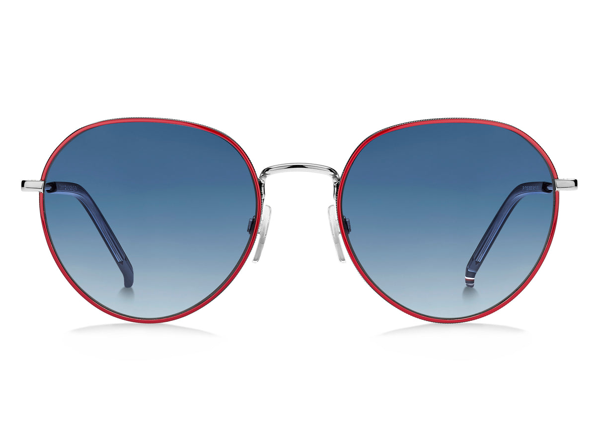 Tommy Hilfiger TH 1711/S Palladium Red/ Dk Blue Shaded