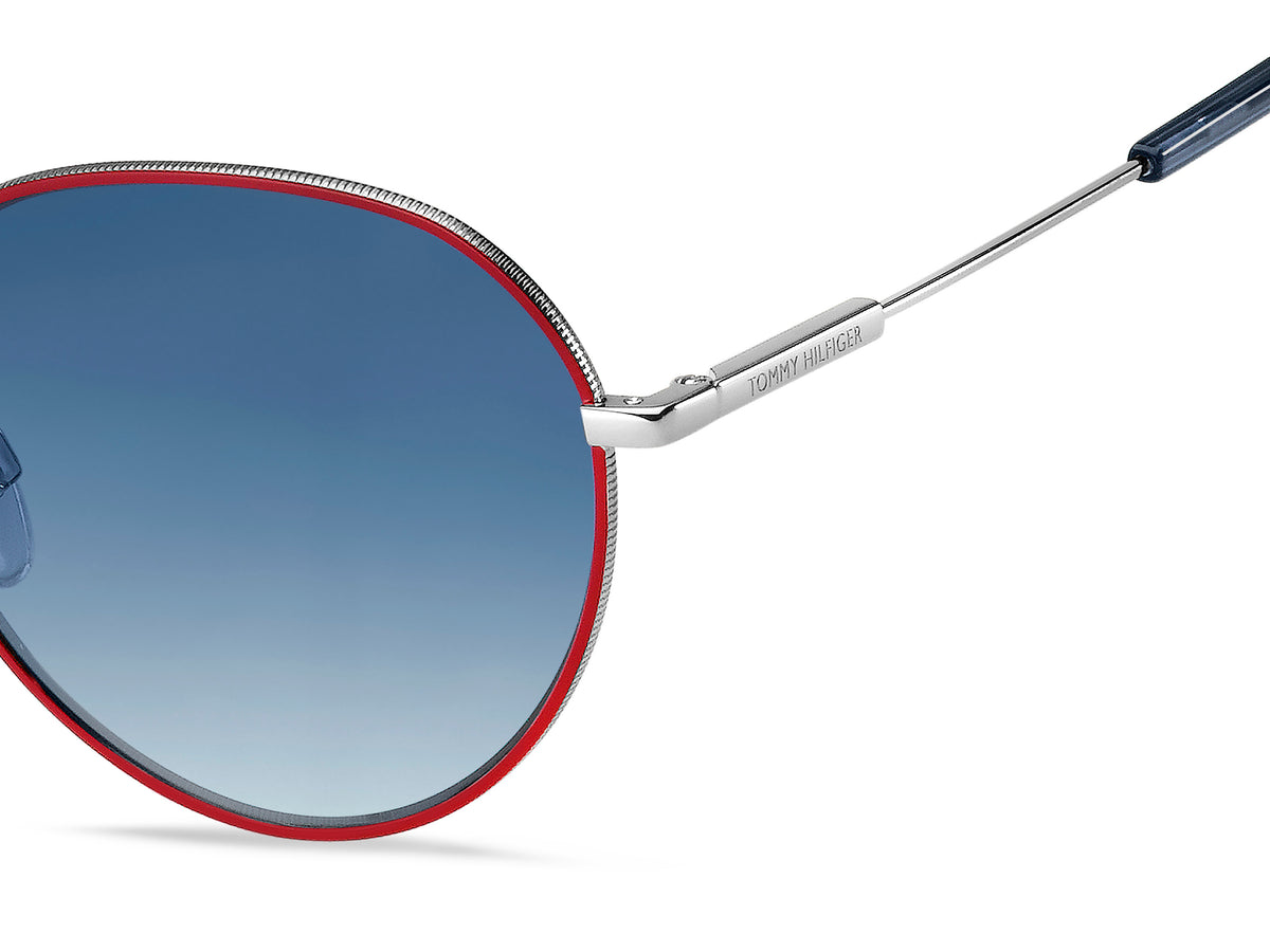 Tommy Hilfiger TH 1711/S Palladium Red/ Dk Blue Shaded