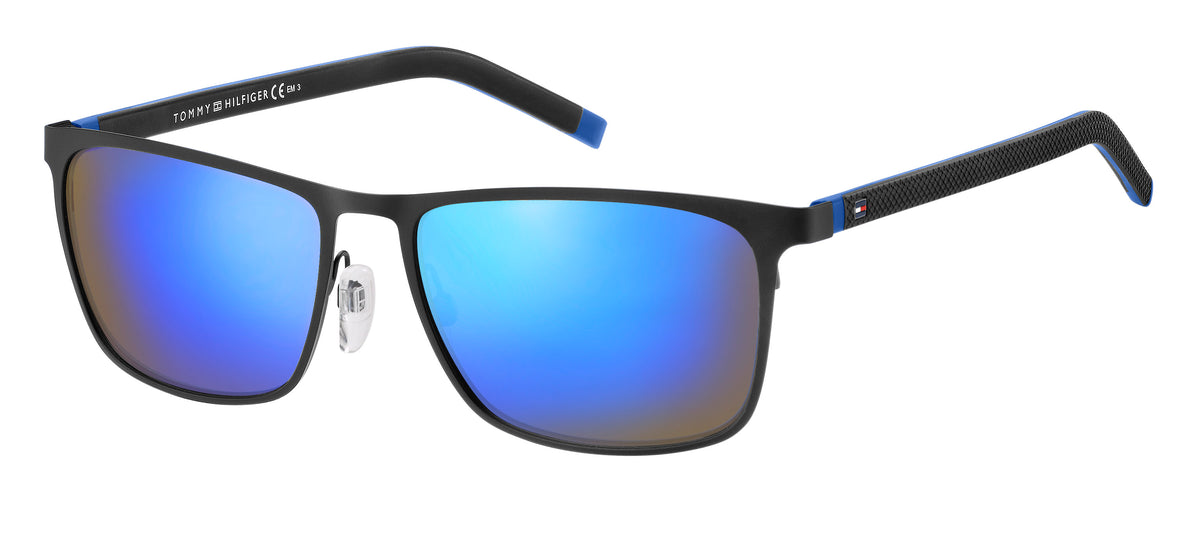Tommy Hilfiger TH 1716/S Matte Black Blue/ Blue Multilayer