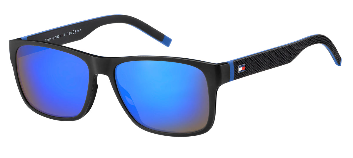Tommy Hilfiger TH 1718/S Matte Black Blue/ Blue Multilayer