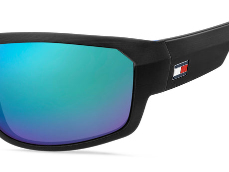 Tommy Hilfiger TH 1722/S Matte Black Blue/ Green Mirror