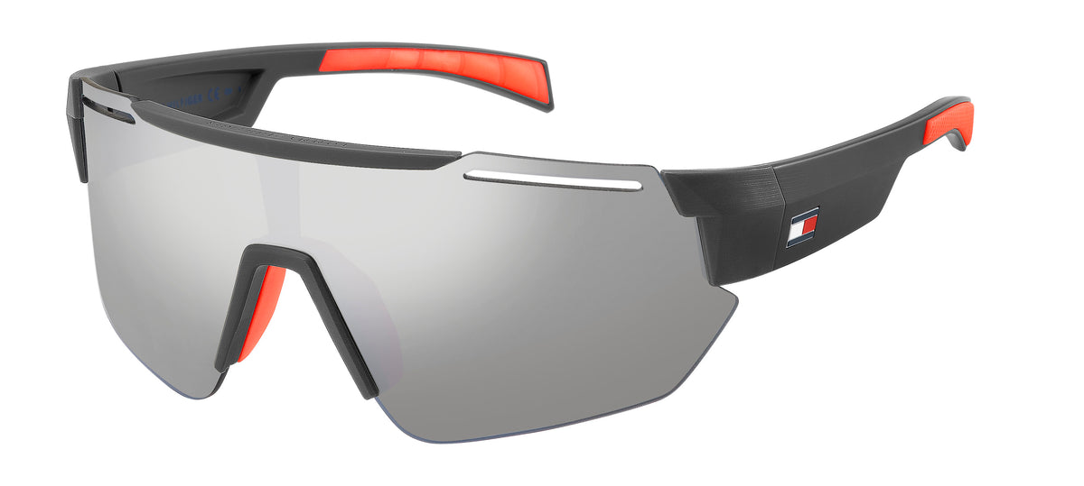Tommy Hilfiger TH 1721/S Matte Grey Orange/ Silver Mirror