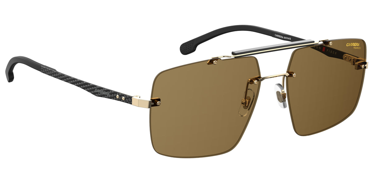 Carrera 8034/S-61-J5G GOLD 70 BROWN