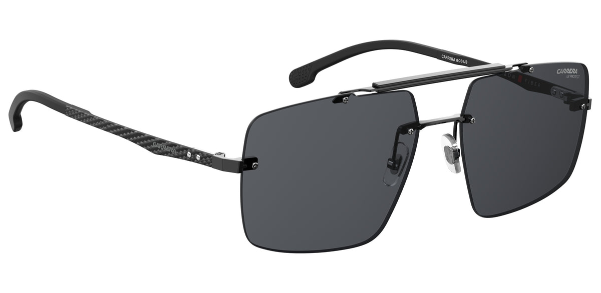 Carrera 8034/S-61-V81 DKRUT BLK IR GREY