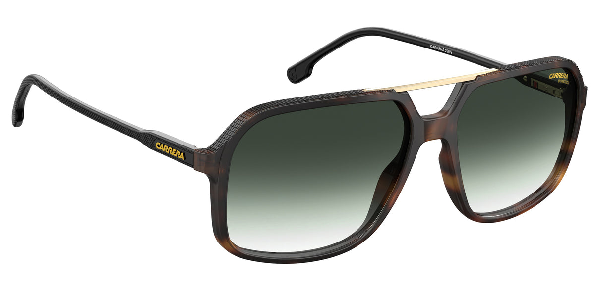 Carrera 229/S-59-086 HVN 9K GREEN SHADED