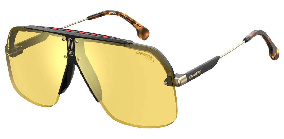 Carrera 1031/S-67-71C BLCK YLLW ET GOLD SP