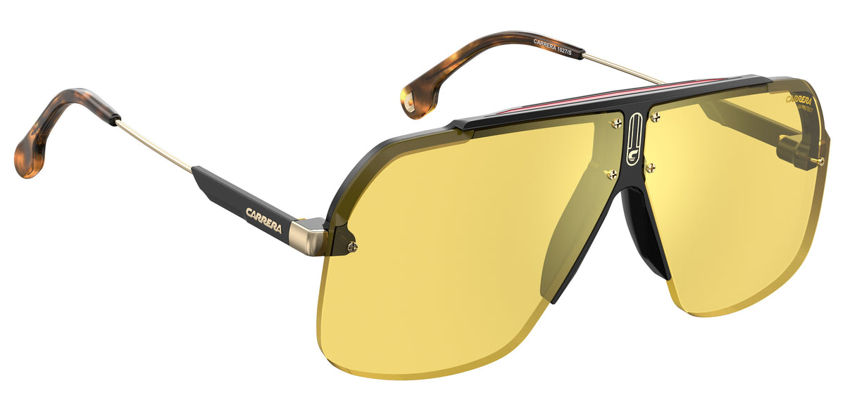 Carrera 1031/S-67-71C BLCK YLLW ET GOLD SP