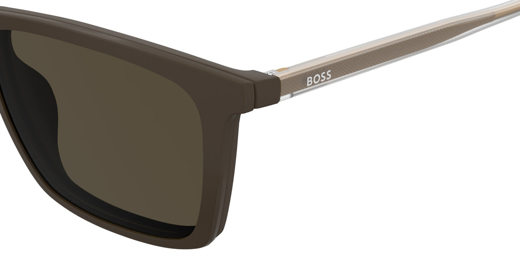 BOSS 1151/CS Matte Brown/ Grey Polarized