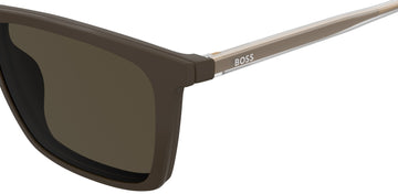 BOSS 1151/CS Matte Brown/ Grey Polarized
