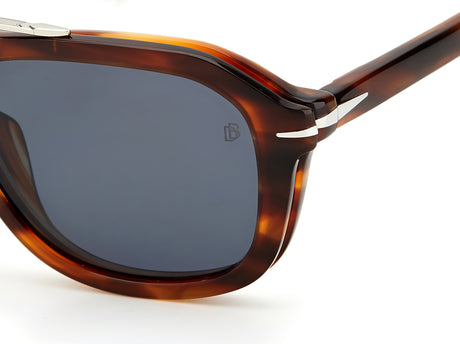 David Beckham DB 7006/G/CS Brown Horn/ Blue Lens