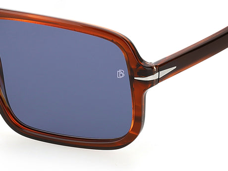 David Beckham DB 7007/S-58-EX4 BRW HORN KU BLUE AVIO