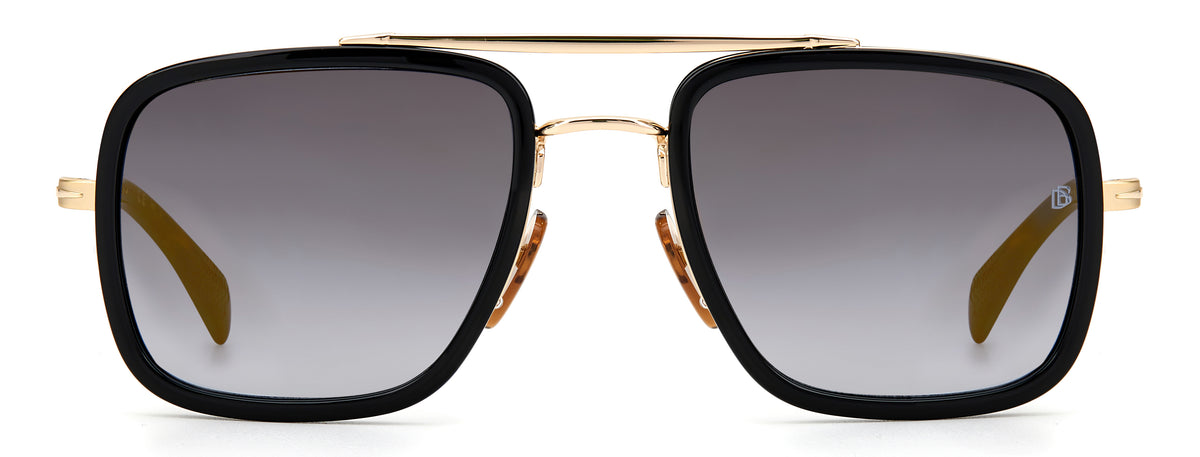 David Beckham DB 7002/S Gold Black_/ Grey Lens