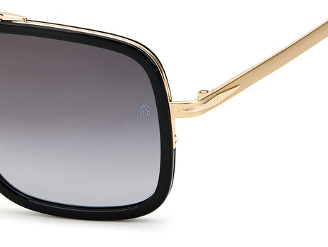David Beckham DB 7002/S Gold Black_/ Grey Lens