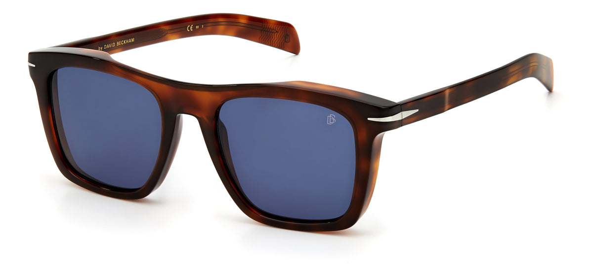 David Beckham DB 7000/S Brown Havana/ Blue Lens