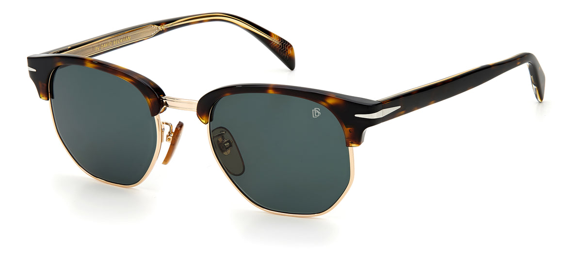David Beckham DB 1002/S Havana/ Green Lens 51 / Plastic / Acetate