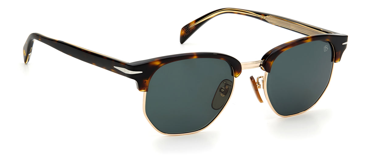 David Beckham DB 1002/S Havana/ Green Lens 51 / Plastic / Acetate