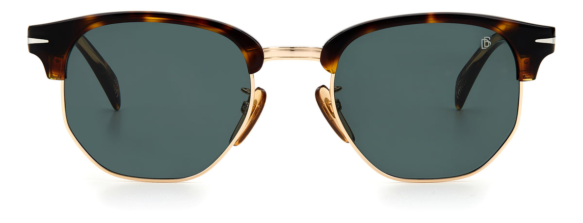 David Beckham DB 1002/S Havana/ Green Lens 51 / Plastic / Acetate