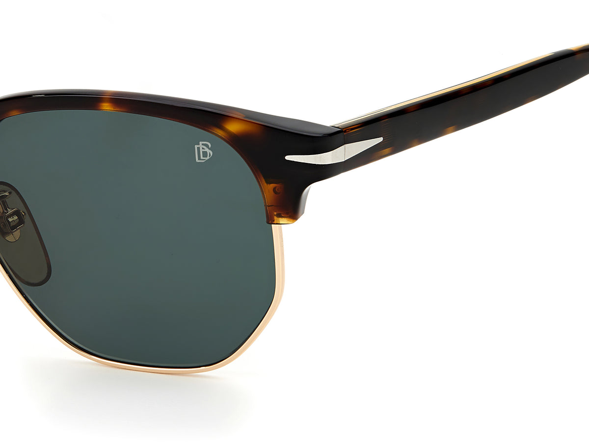 David Beckham DB 1002/S Havana/ Green Lens 51 / Plastic / Acetate