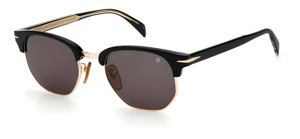 David Beckham DB 1002/S Black Gold/ Grey Lens 51 / Plastic / Acetate