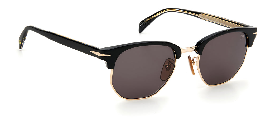 David Beckham DB 1002/S Black Gold/ Grey Lens 51 / Plastic / Acetate