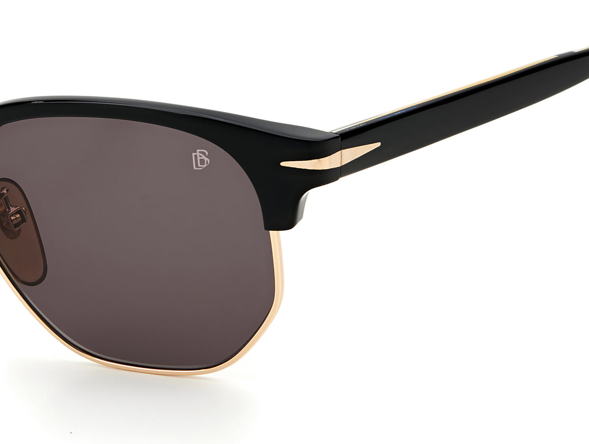 David Beckham DB 1002/S Black Gold/ Grey Lens 51 / Plastic / Acetate
