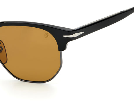 David Beckham DB 1002/S Black/ Brown Lens 51 / Glass Lens / Acetate