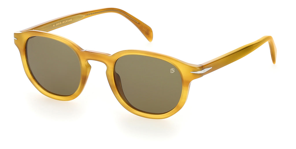 David Beckham DB 1007/S Yellow Horn/ Green Lens