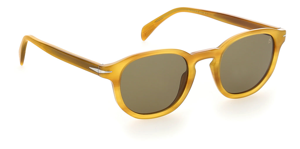 David Beckham DB 1007/S Yellow Horn/ Green Lens