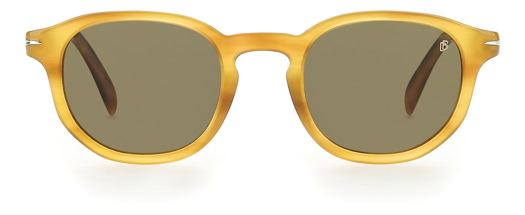 David Beckham DB 1007/S Yellow Horn/ Green Lens