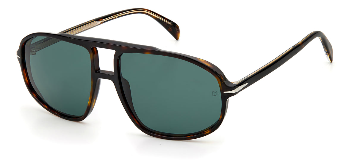 David Beckham DB 1000/S Havana/ Green Lens
