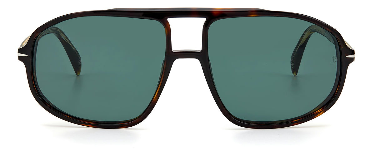 David Beckham DB 1000/S Havana/ Green Lens