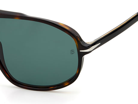 David Beckham DB 1000/S Havana/ Green Lens