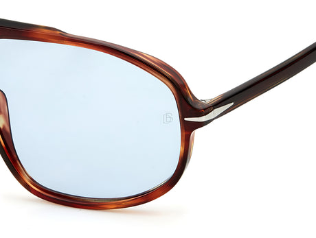David Beckham DB 1000/S Red Havana/ Blue