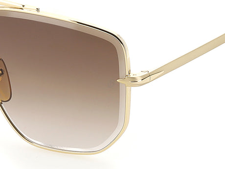 David Beckham DB 7001/S Gold/ Brown Lens