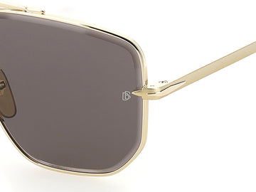 David Beckham DB 7001/S Gold/ Grey Lens