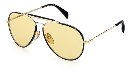 David Beckham Sunglasses DB 7003/S Gold/ Yellow Lens