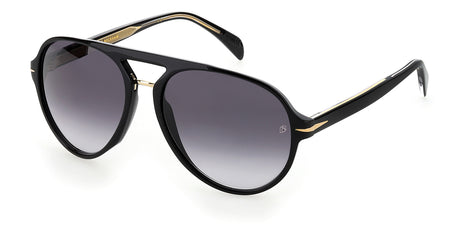 David Beckham Sunglasses DB 7005/S Black/ Grey Lens