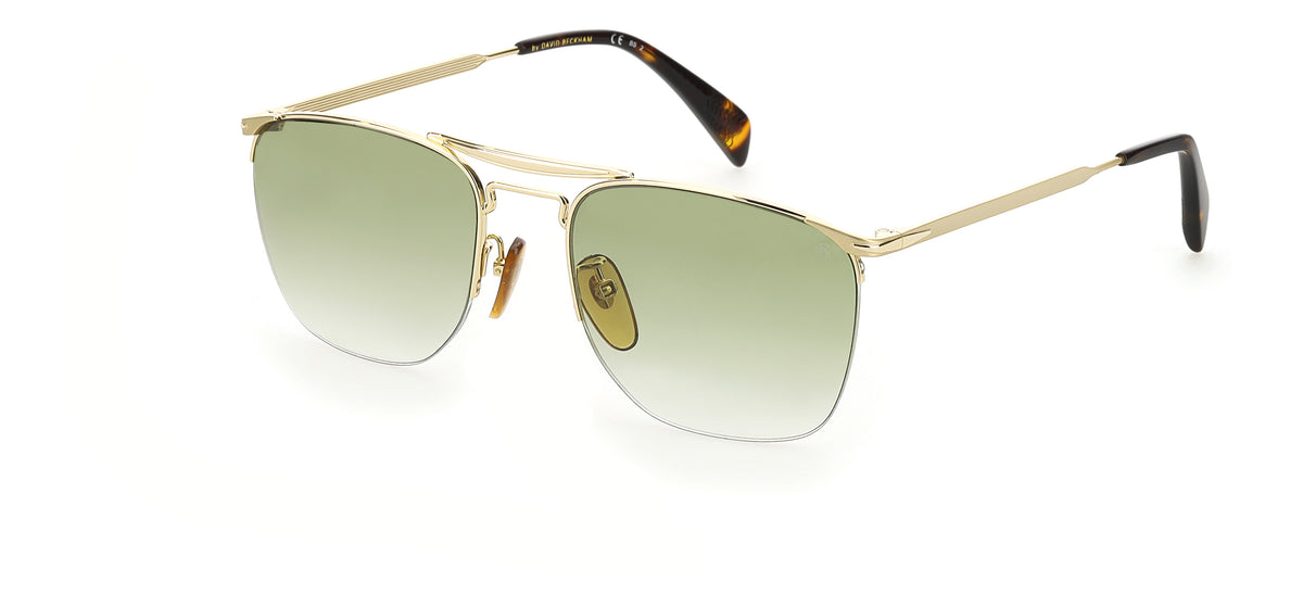 David Beckham DB 1001/S Gold/ Green Lens
