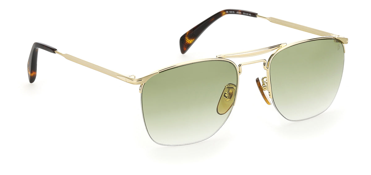 David Beckham DB 1001/S Gold/ Green Lens
