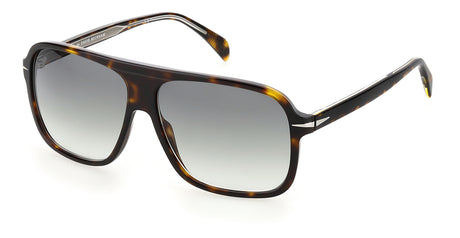 David Beckham Sunglasses DB 7008/S Havana/ Green Lens