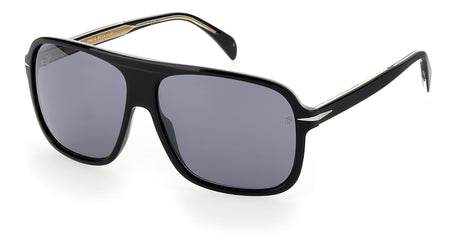 David Beckham Sunglasses DB 7008/S Black/ Silver Lens