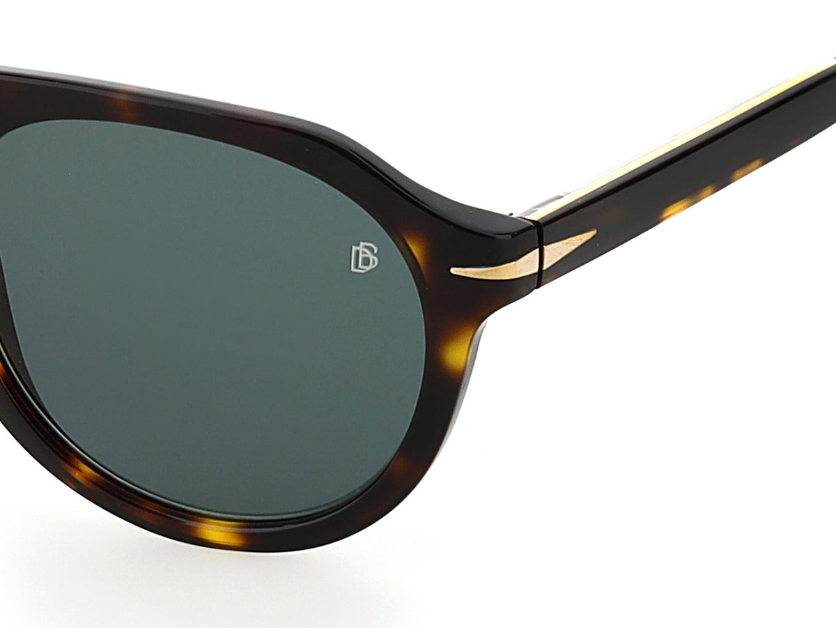 David Beckham DB 1004/S Gold/ Grey Lens