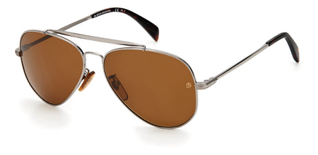 David Beckham Sunglasses DB 1004/S Ruthenium/ Brown Lens