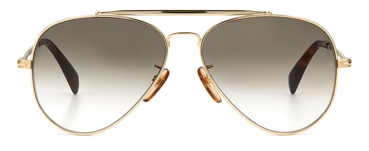 David Beckham DB 1004/S Gold/ Grey Lens
