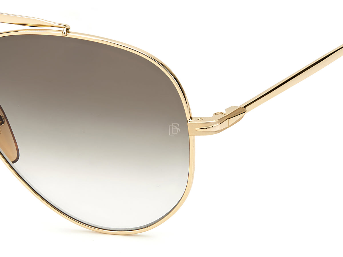 David Beckham DB 1004/S Gold/ Grey Lens